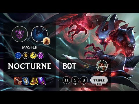 Nocturne Bot vs Miss Fortune - EUW Master Patch 10.2