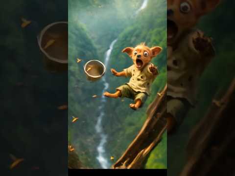 The poor puppy didn't have beehive so, his rich friends making fun of him #animahal