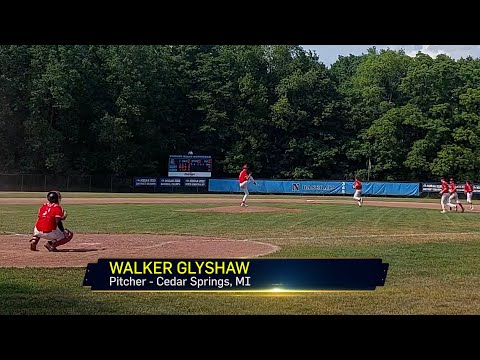 Ambidextrous Pitcher Walker Glyshaw of Cedar Springs, Michigan, is a Fascinating 2024 Prospect