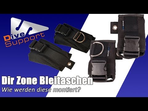Dirzone Bleitaschen – Wie werden diese montiert? | DiveSupport