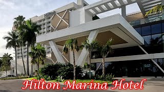 Fort Lauderdale Hilton Marina Hotel Grounds Tour / Best Cruise Port Hotel? 1st Cruise Experience