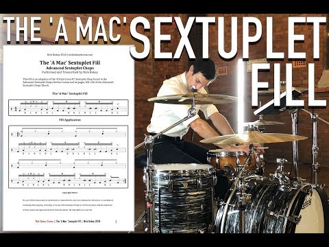 The 'A Mac' Sextuplet Fill - Advanced Drum Lesson by Nick Bukey