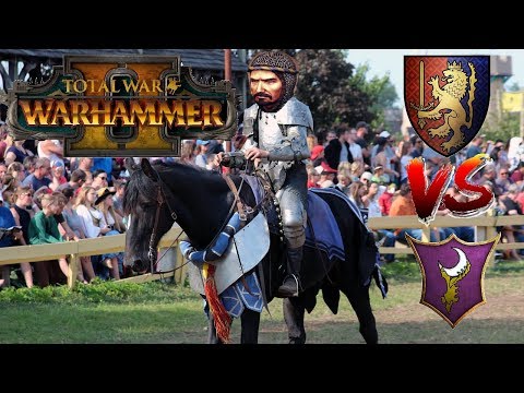 Bretonnia vs Dark Elves | RIDING DOWN DARK ELVES - Total War Warhammer 2