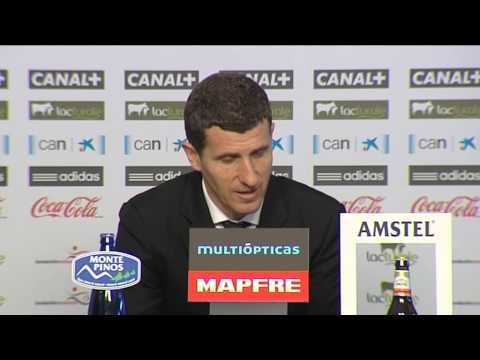 Rueda de prensa de Javi Gracia