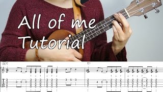 Download lagu All of me - ukulele jazz tutorial mp3