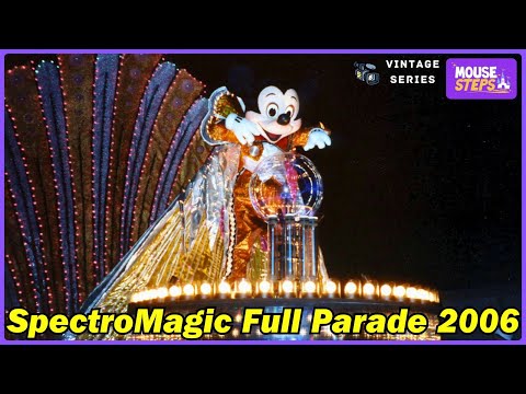 SpectroMagic Full Parade at The Magic Kingdom 2006 - Main Street USA Center View - Walt Disney World