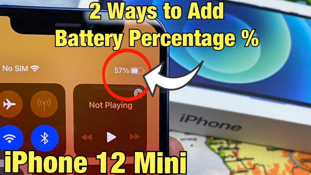 iPhone 12 Mini: How to Add Battery Percentage % (2 Ways)