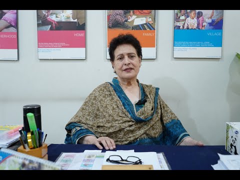 Mrs.  Zahida Hashmi, Regional Director SOS Children Village, Karachi