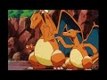 Ash S Charizard Acting Strong Infront Of Other Charizards Of Charicific Valley