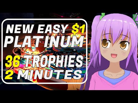 New Easy Quick $1 PSN Platinum Game - 36 Trophies in 2 Minutes