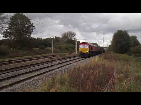 66100 On MOD Train at Bamfurlong   01st October 2020