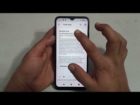 Motorola e32 font size setting, Motorola e32 mein font size change kaise karen