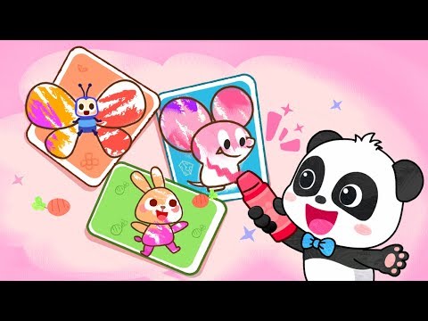 Baby Panda's Coloring Book Video