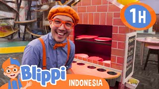 Download lagu Apa saja Pekerjaan Ayah dan Ibu Kita? | Blippi Bahasa Indonesia - Video Anak | Petualangan Blippi mp3