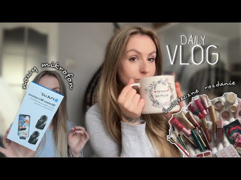 Świąteczne rozdanie, nowe włosy i testujemy mikrofon | DAILY VLOG 🎄❄️