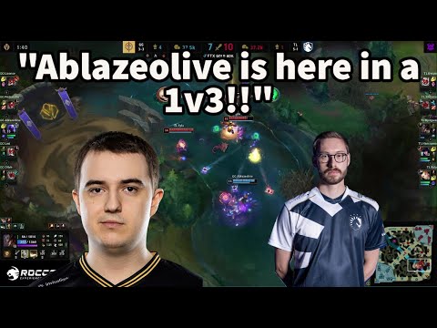 Ablazeolive Is Hard Smurfing On Bjergsen And TL!!