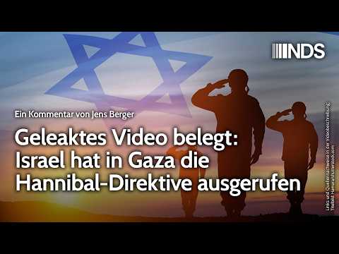 Geleaktes Video belegt: Israel hat in Gaza Hannibal-Direktive ausgerufen NachDenkSeiten-Podcast Video-Thumbnail von YouTube