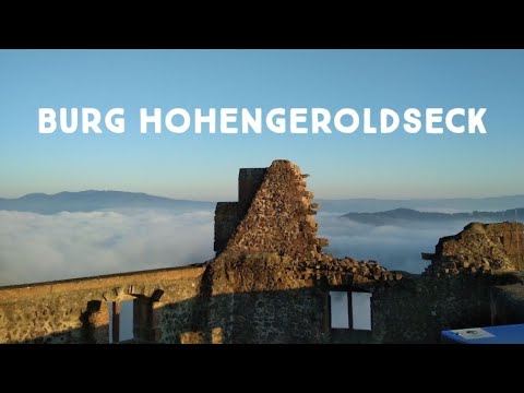 BURG HOHENGEROLDSECK - die Ruine im Nebelmeer