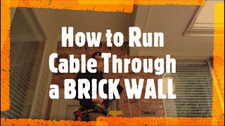 How to Run Cable  to a Room with No Attic or Crawl Space & Strong Vertical Wall Mount Rack Overview