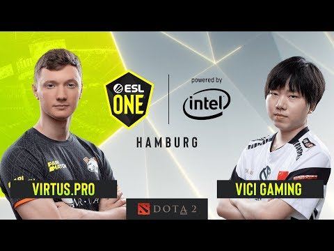 Dota2 - Vici Gaming vs. Virtus.pro - Game 1 - Group A - ESL One Hamburg 2019
