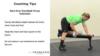 311. Bent Over Dumbbell Tricep Extension
