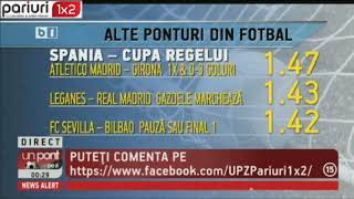 Completam oferta de pariuri a zilei: 9 variante din fotbal si hochei!