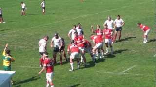 preview picture of video 'JSV Rugby - BEC / Essai Villeneuve de Marsan'