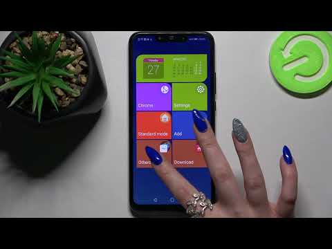 How to Enable / Disable Easy Mode on Huawei Mate 20 Lite | Simple Mode