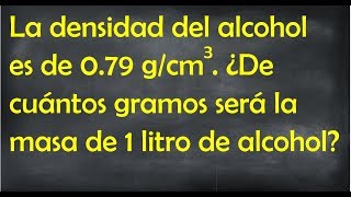 Quimica - Densidad Masa Volumen - Video 9