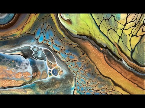 #214 GORGEOUS! Earthy Tones SheleeArt Style! /SheleeArt Blooms/SheleeArt Technique/Bloom Technique