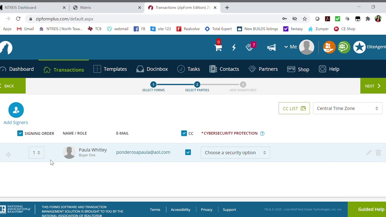 Editing a PDF Contract in ZipForms