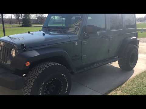 Jeep JK wrangler on 15 inch rims