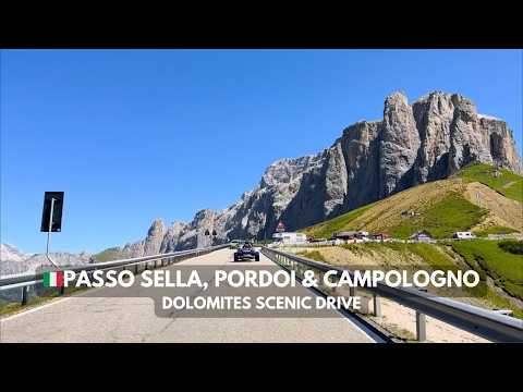 🇮🇹Selva di Val Gardena → Passo Sella & Pordoi → Corvara | Dolomites Scenic Drive | 4K HDR | Südtirol