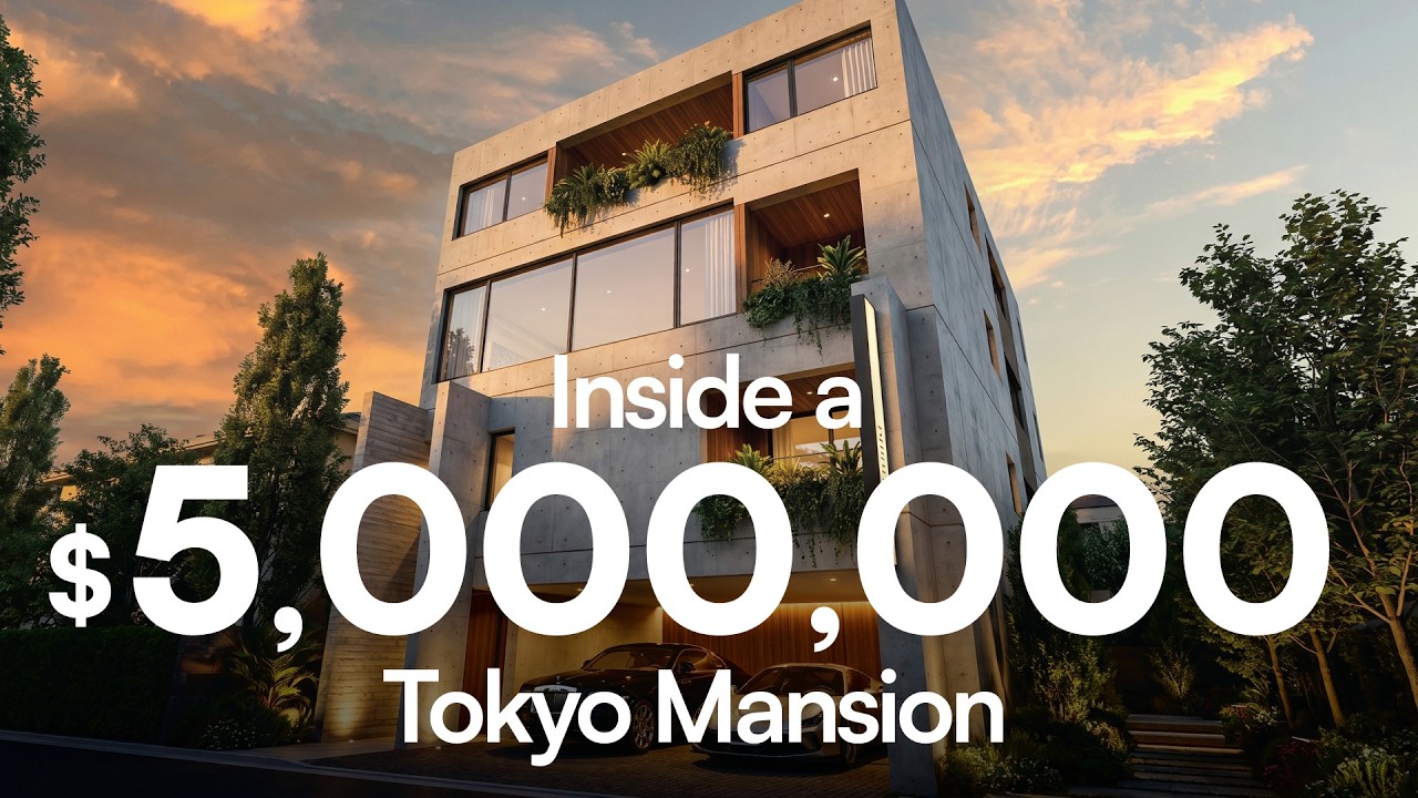282 sqm luxury home-office across four levels in Shirokane, Tokyo