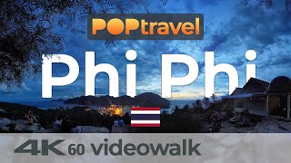 Walking on PHI PHI / Thailand 🇹🇭- Pier to Viewpoints - 4K 60fps (UHD)