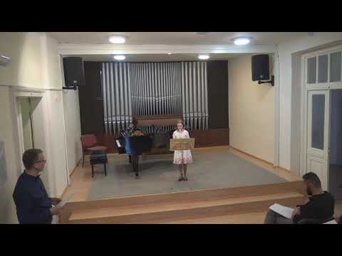 Eva Martínková  klarinet - Třídní předehrávky Pavlina Panayotova 2019