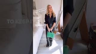 HOW TO STYLE MONOCHROMATIC LOOKS | OUTFIT INSPO WITH A POP OF COLOR | #shortsvideo #shorts