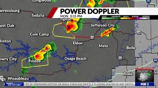 Tornado warning issued in St. Charles, Warren counties
