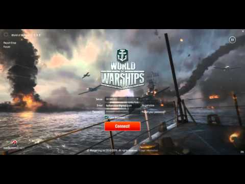 World of Warships theme and opening scene