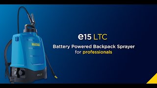 Matabi e15 LTC - Professional battery powered sprayer