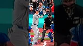 大谷翔平いきなり三塁まで出塁　　　　#shoheiohtani
