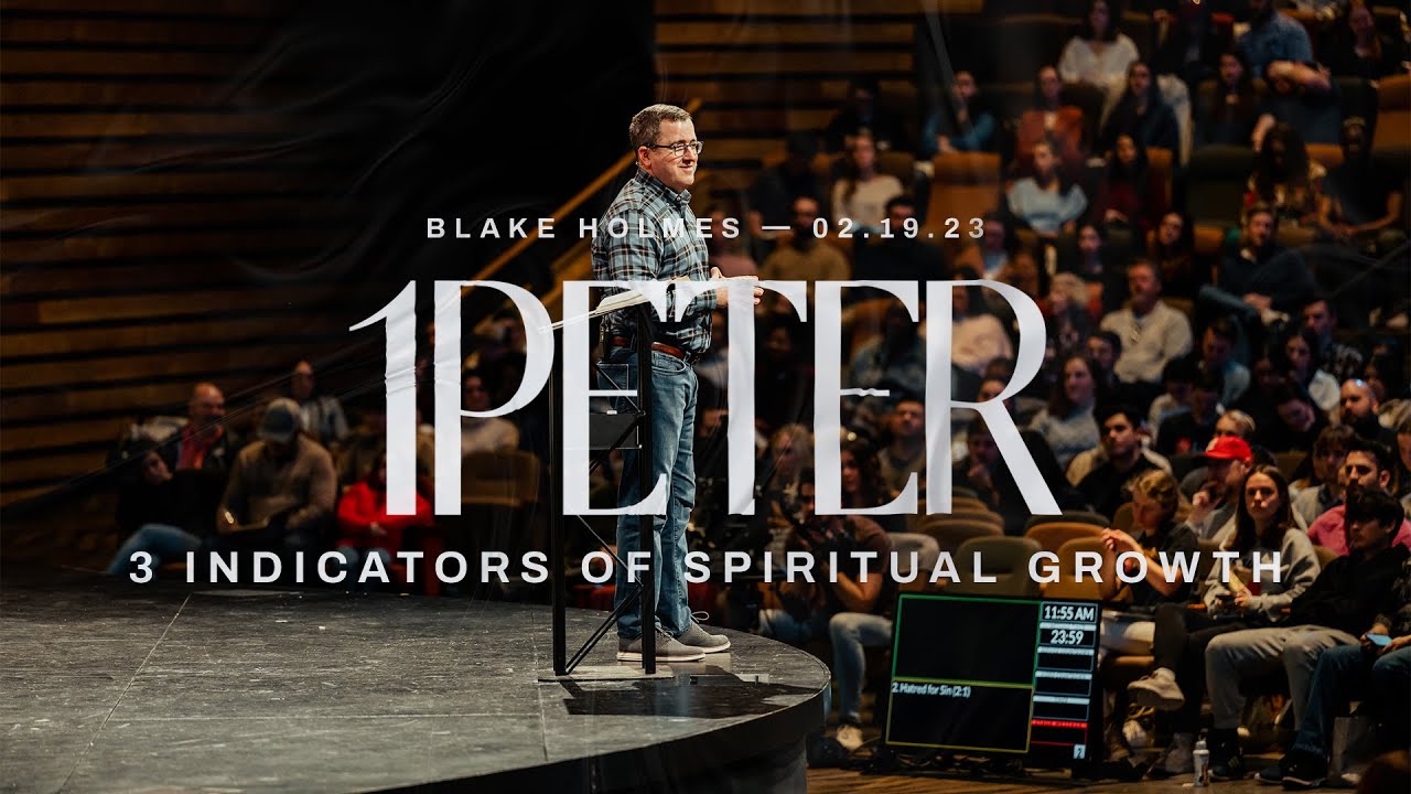Watch video 3 Indicators of Spiritual Growth // 1 Peter 1:22-2:3 // Watermark Community Church Now 3 Indicators of Spiritual Growth // 1 Peter 1:22-2:3 // Watermark Community Church