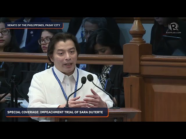 Sara Duterte trial: Defense stands firm on 16-vote conviction threshold
