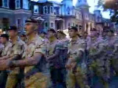 Military parade in Quebec City 22/06/2007