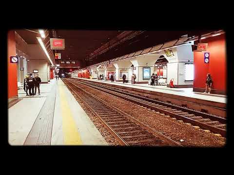 Arrivo del treno Alta Velocità Frecciarossa 9753, a Torino Porta Susa.