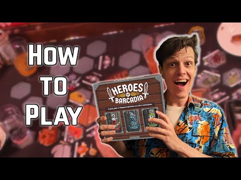 Learn to drink your way through a dungeon crawl in Heroes of Barcadia (How to Play Board Games)