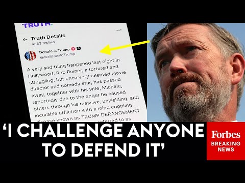 Video | BREAKING: Thomas Massie Rebukes Trump For Post About Rob Reiner's Murder As Condemnations Pour In