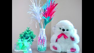 Unleash your creativity and watch as an old bottle is transformed into a stunning work of art!