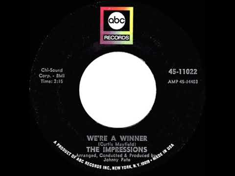 1968 HITS ARCHIVE: We’re A Winner - Impressions (mono 45)
