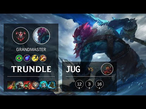 Trundle Jungle vs Graves - BR Grandmaster Patch 10.19